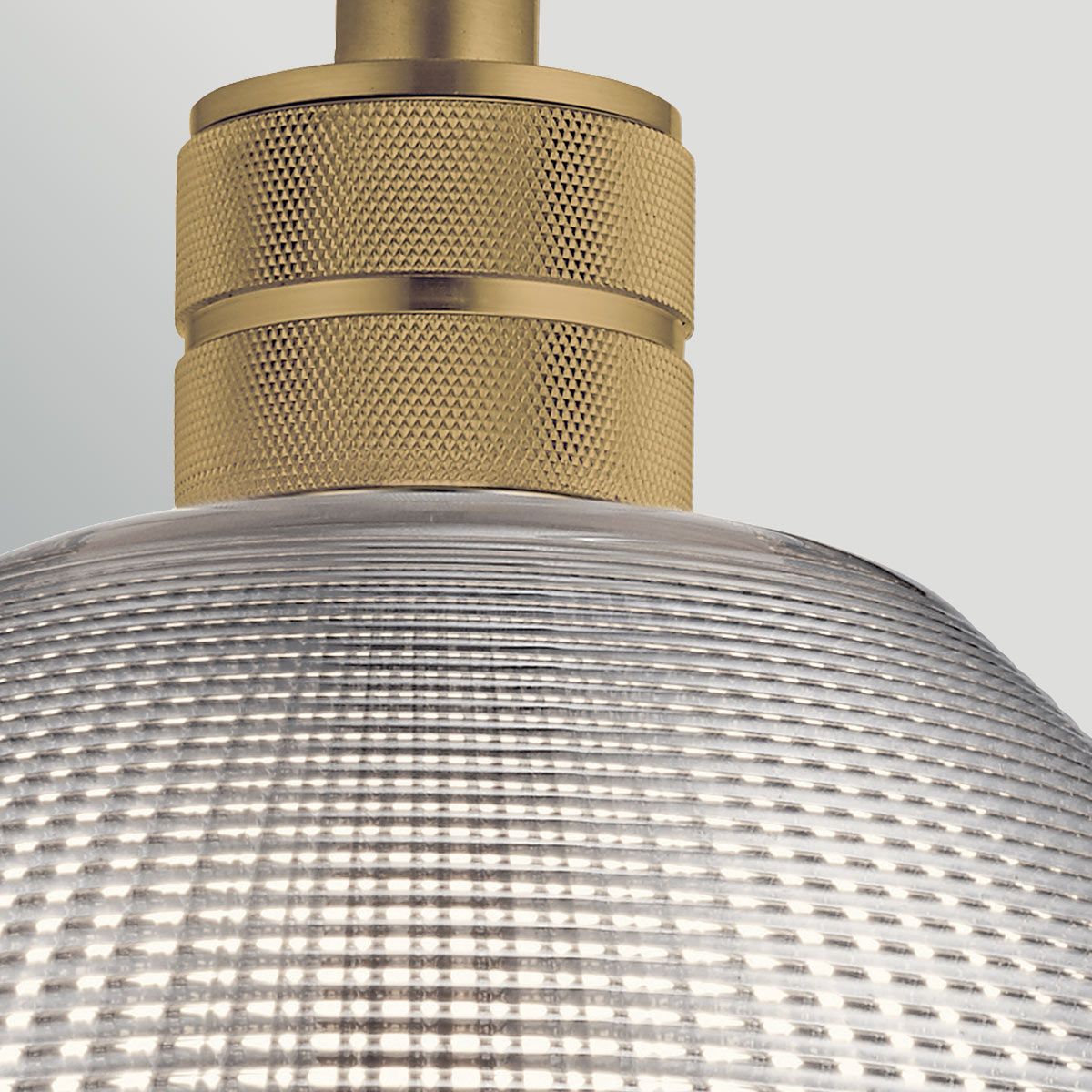 Elstead Hampstead Duo-Mount Pendant in Painted Natural Brass