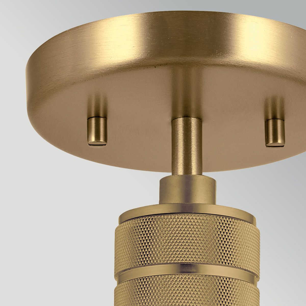 Elstead Hampstead Duo-Mount Pendant in Painted Natural Brass