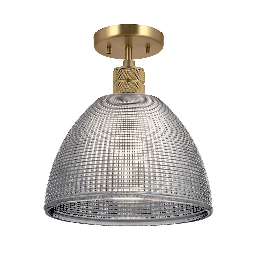 Elstead Hampstead Duo-Mount Pendant in Painted Natural Brass
