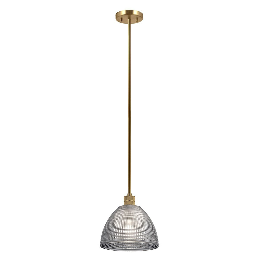 Elstead Hampstead Duo-Mount Pendant in Painted Natural Brass
