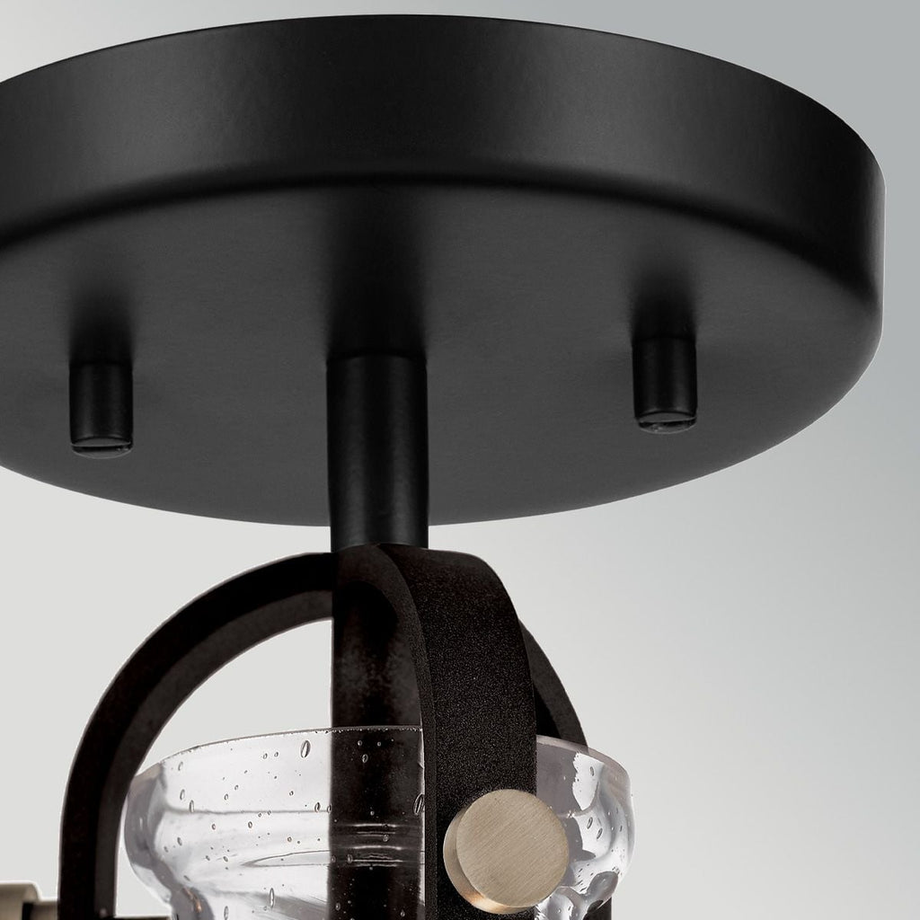 Elstead Hampton Duo-Mount Pendant in Graphite