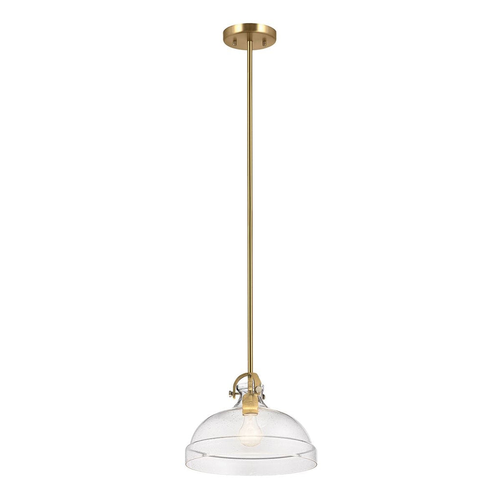 Elstead Hampton Duo-Mount Pendant in Painted Natural Brass