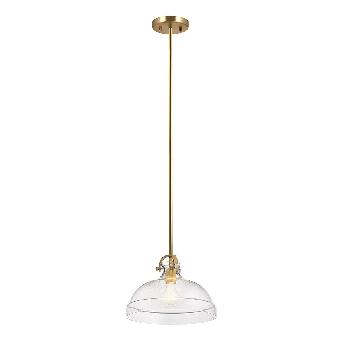Elstead Hampton Duo-Mount Pendant in Painted Natural Brass