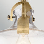 Elstead Hampton Duo-Mount Pendant in Painted Natural Brass