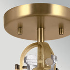 Elstead Hampton Duo-Mount Pendant in Painted Natural Brass