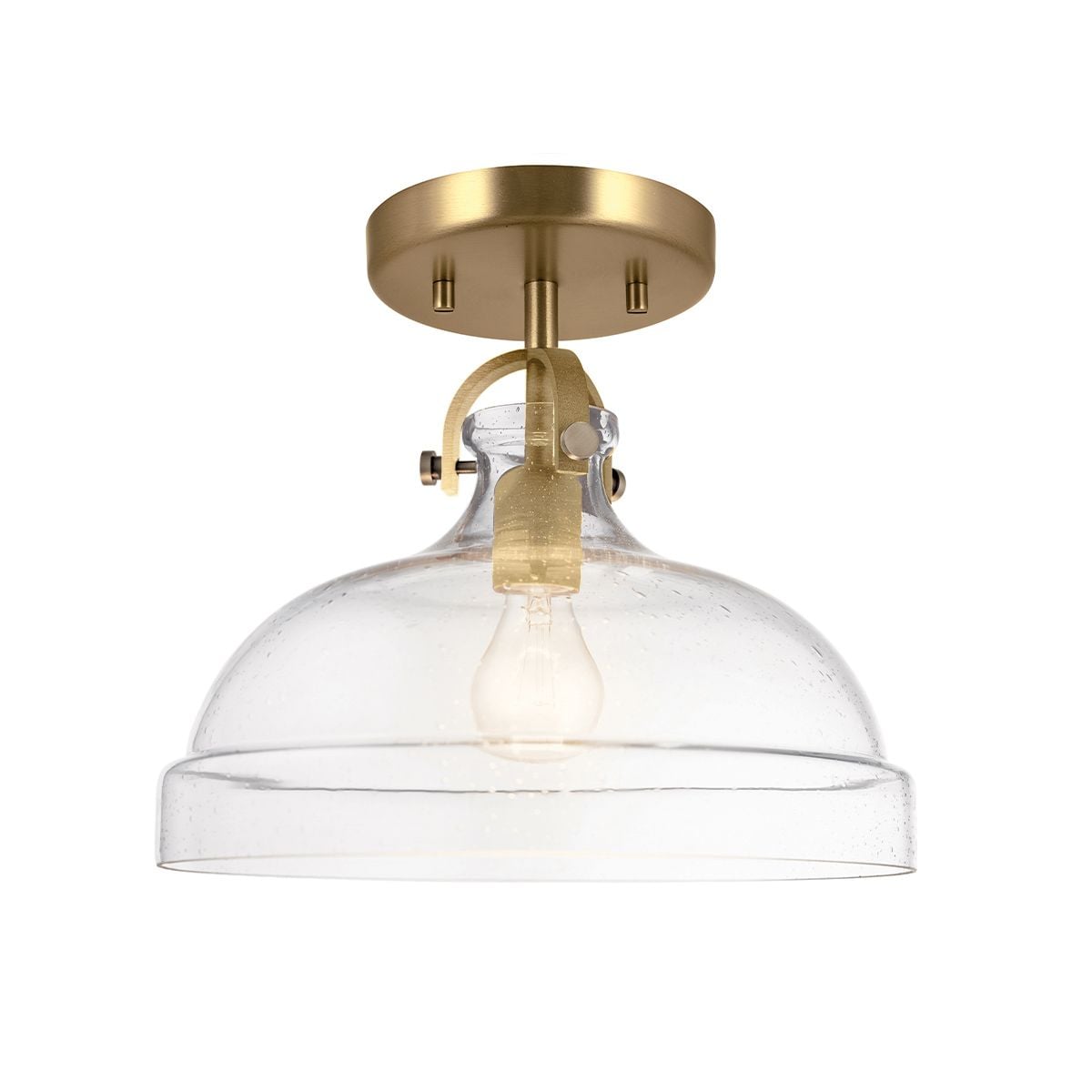 Elstead Hampton Duo-Mount Pendant in Painted Natural Brass