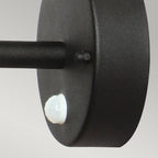 Elstead Helsingor 1 Light Outdoor Wall Lantern with PIR in Black