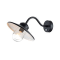 Elstead Klampenborg 1 Light Wall Lantern with PIR in Black