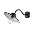 Elstead Klampenborg 1 Light Wall Lantern with PIR in Black