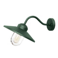 Elstead Klampenborg Outdoor Wall Lantern in Fir Green