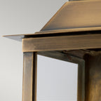 Elstead Lambeth Palace Outdoor Coastal Wall Lantern in Solid Brass