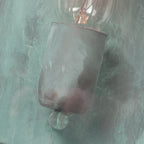 Elstead Lambeth Palace Outdoor Wall Lantern in Solid Brass Verdigris Finish