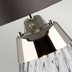 Elstead Lena Small 2 Light Table Lamp in Smoke Finish