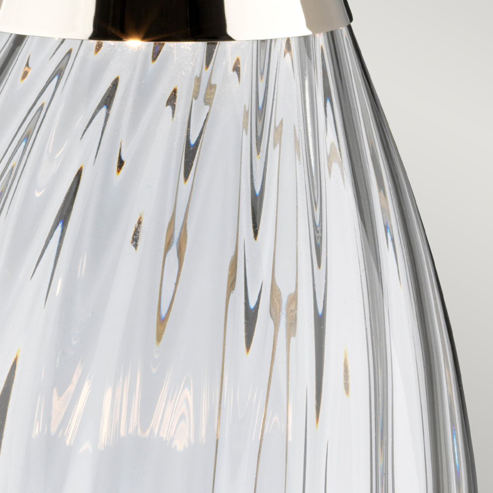 Elstead Lena Small 2 Light Table Lamp in Smoke Finish
