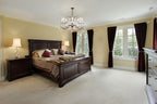Elstead Lily 8 Light Ceiling Light in Metallic Bronze