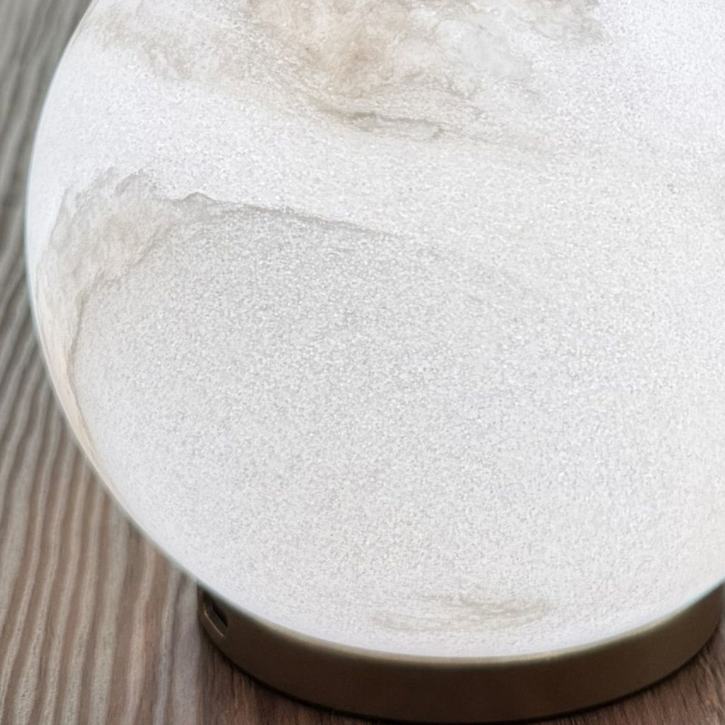 Elstead Luna LED Rechargeable Stone Table Lamp