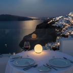 Elstead Luna LED Rechargeable Stone Table Lamp