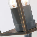 Elstead Mansion House 3 Light Coastal Wall Lantern in Aged Brass