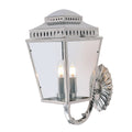 Elstead Mansion House 3 Light Coastal Wall Lantern in Polished Nickel