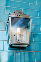 Elstead Mansion House Coastal Wall Lantern in Polished Nickel