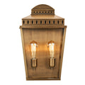 Elstead Mansion House Large 2 Light Coastal Wall Lantern in Brass