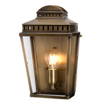 Elstead Mansion House Outdoor Coastal Wall Lantern in Aged Brass