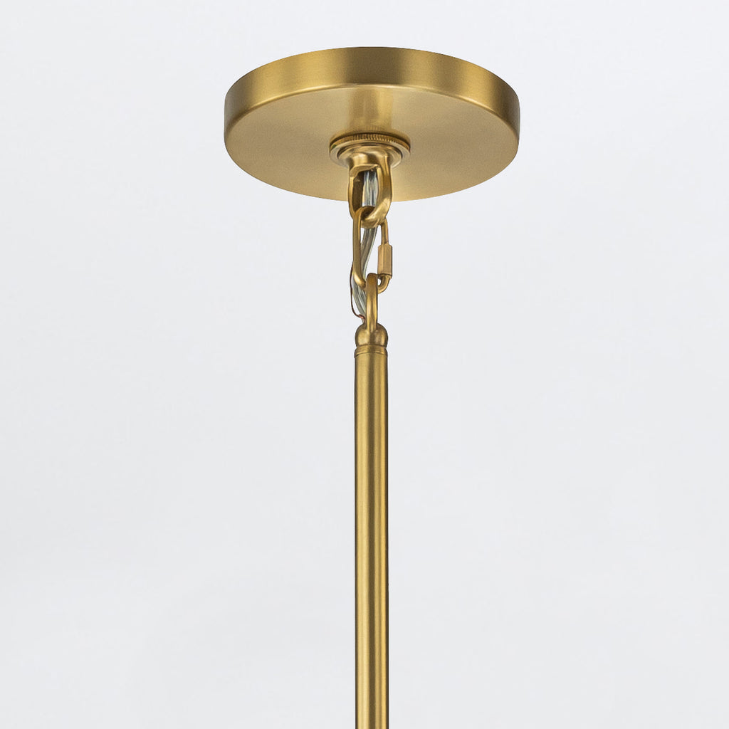 Elstead Marvele 10 Light Chandelier Aged Brass with Opal Glass Shade