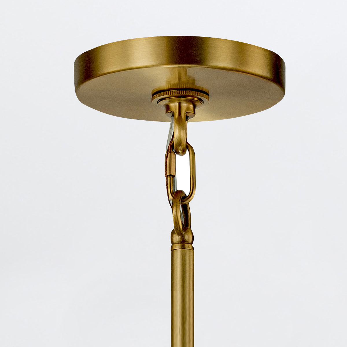 Elstead Marvele 8 Light Chandelier Aged Brass with Opal Glass Shade