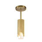Elstead Marvele Mini Pendant Aged Brass with Opal Glass Shade