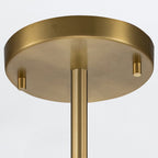 Elstead Marvele Mini Pendant Aged Brass with Opal Glass Shade