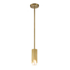 Elstead Marvele Mini Pendant Aged Brass with Opal Glass Shade