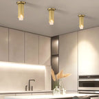 Elstead Marvele Mini Pendant Aged Brass with Opal Glass Shade