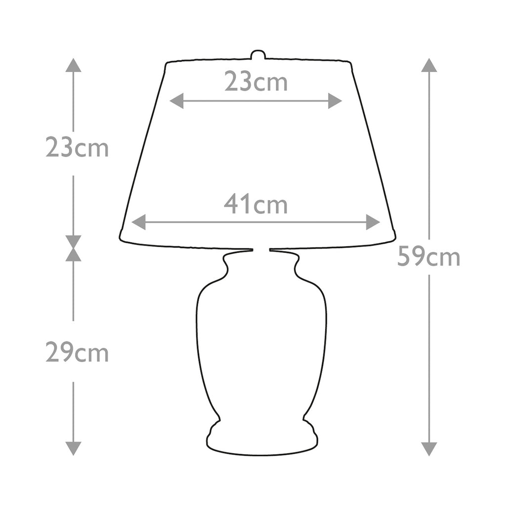 Elstead Morris Small Table Lamp in Black Gold