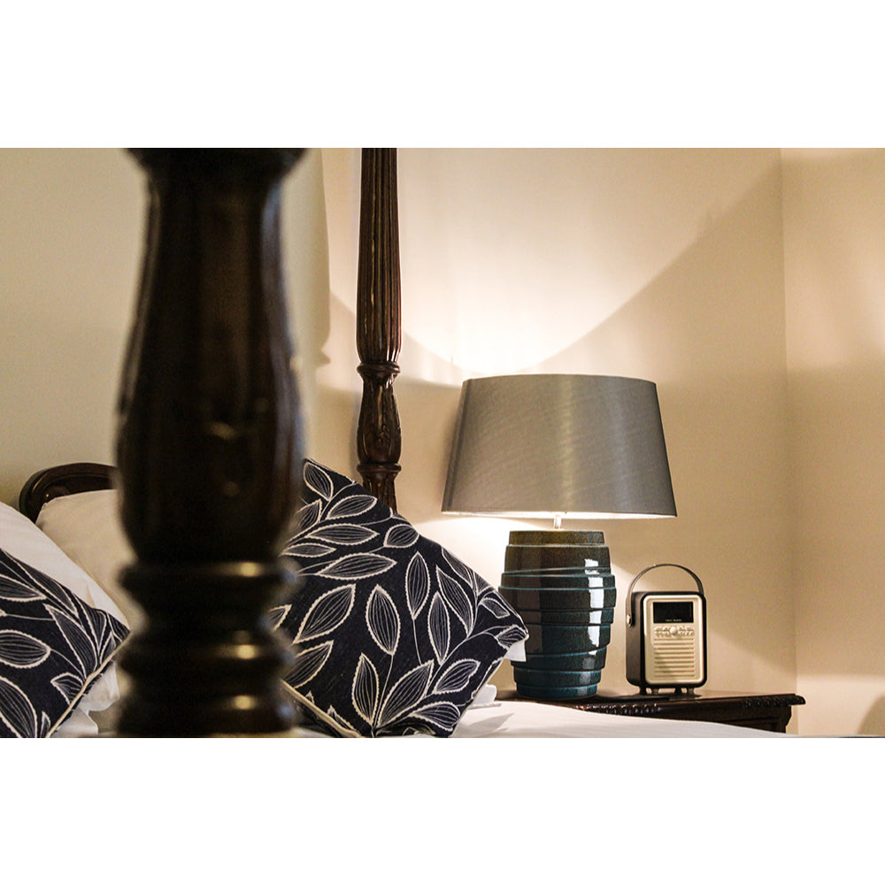 Elstead Neptune Table Lamp in Blue Glaze