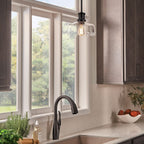 Elstead Notting Hill Duo-Mount Pendant in Graphite