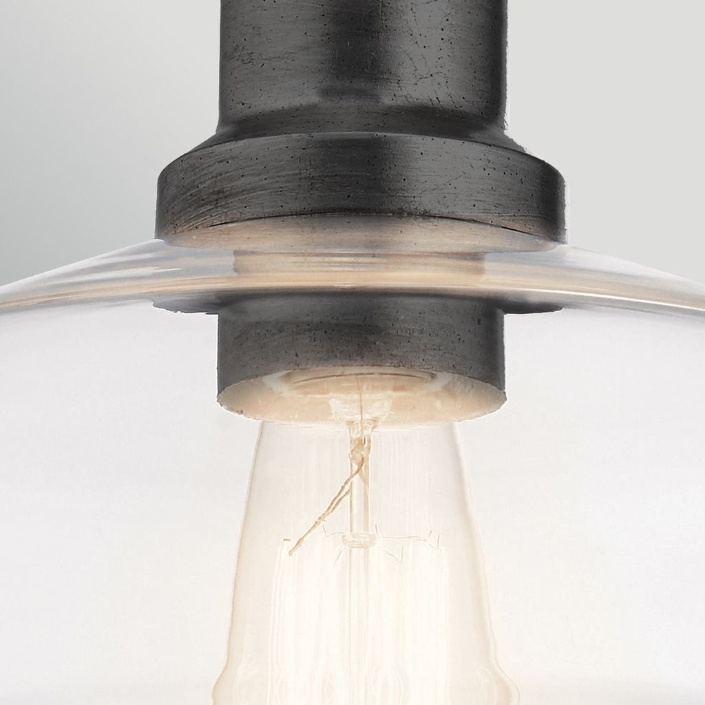 Elstead Notting Hill Duo-Mount Pendant in Graphite