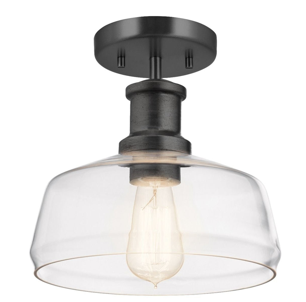 Elstead Notting Hill Duo-Mount Pendant in Graphite