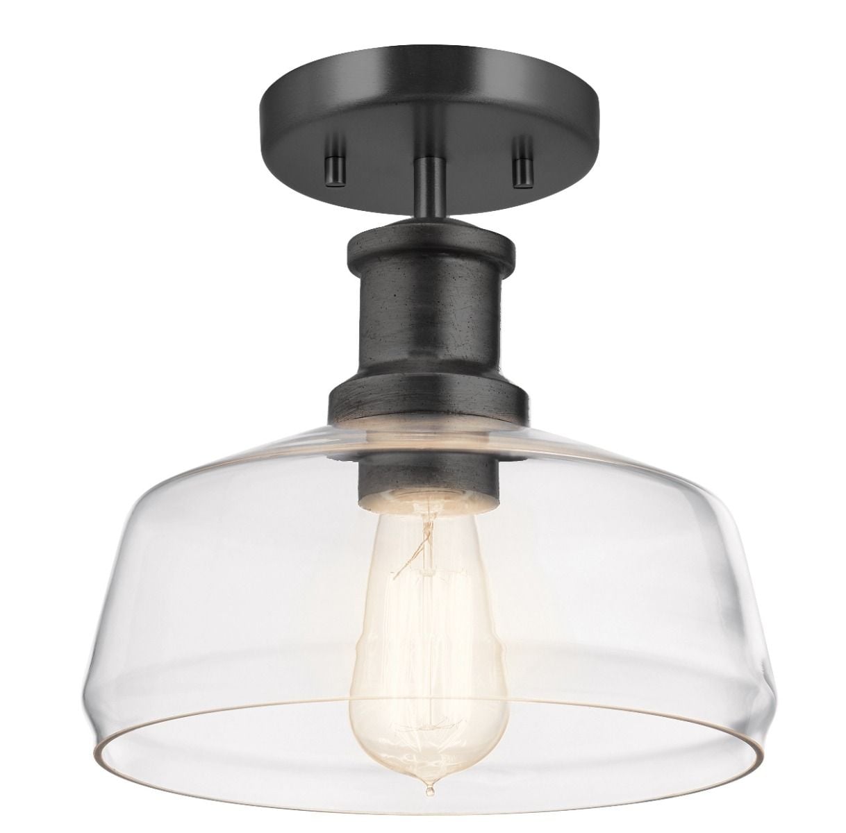 Elstead Notting Hill Duo-Mount Pendant in Graphite