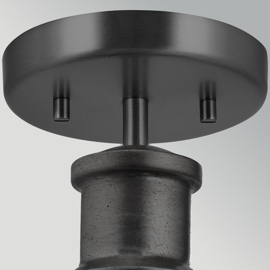 Elstead Notting Hill Duo-Mount Pendant in Graphite