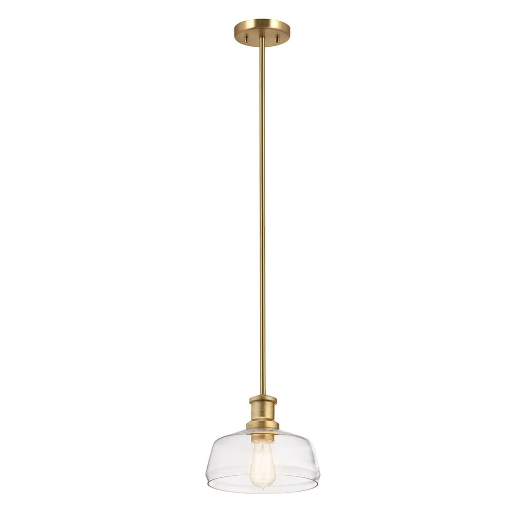 Elstead Notting Hill Duo-Mount Pendant in Painted Natural Brass