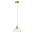 Elstead Notting Hill Duo-Mount Pendant in Painted Natural Brass