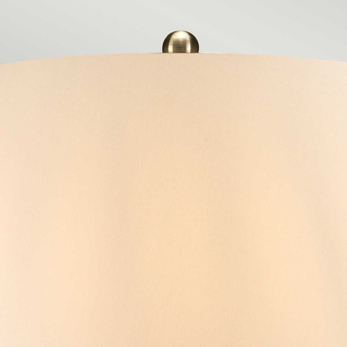 Elstead Ottoman Table Lamp in Metallic Bronze with Ivory Shade