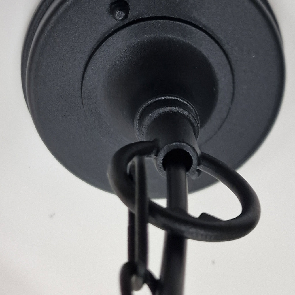 Elstead Parish Mini Outdoor Chain Lantern in Black