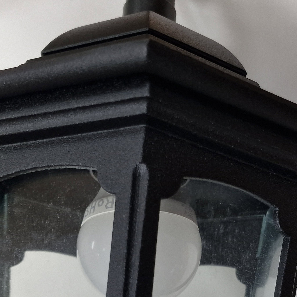 Elstead Parish Mini Outdoor Chain Lantern in Black