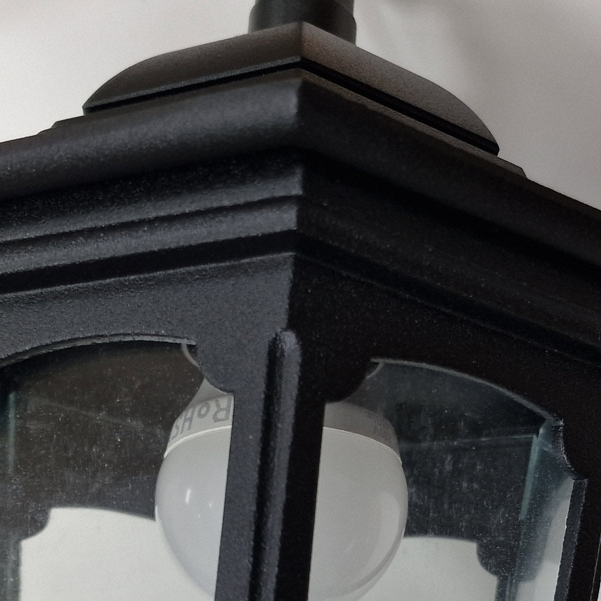 Elstead Parish Mini Outdoor Chain Lantern in Black