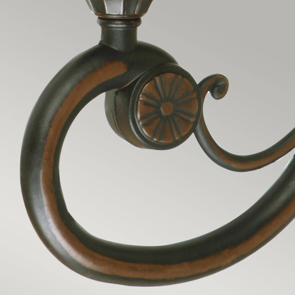 Elstead Philadelphia Large Outdoor Wall Lantern in Old Bronze