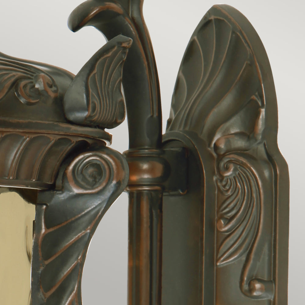 Elstead Philadelphia Large Outdoor Wall Lantern in Old Bronze