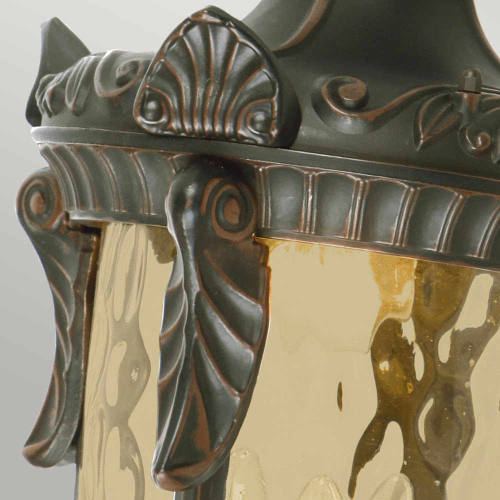 Elstead Philadelphia Large Outdoor Wall Lantern in Old Bronze