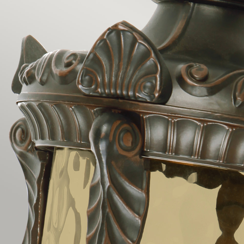 Elstead Philadelphia Large Outdoor Wall Lantern in Old Bronze