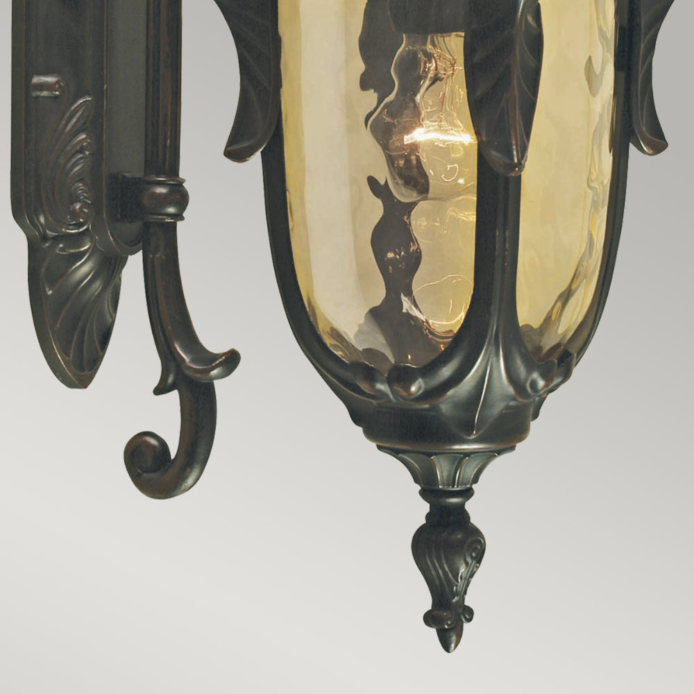 Elstead Philadelphia Medium Down Wall Lantern in Old Bronze